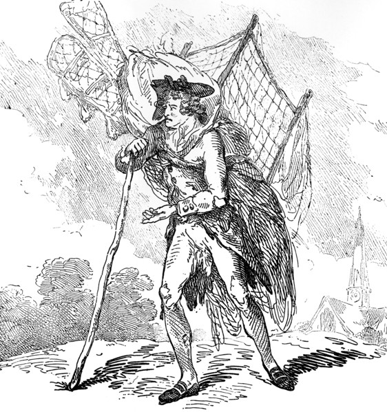 'Aerostation out at Elbows' or 'The Itinerant Aeronaut', 1786. Artist: Thomas Rowlandson