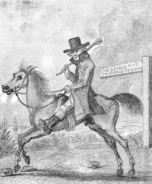 'A Bit of Blood', 1787.Artist: W Dickinson