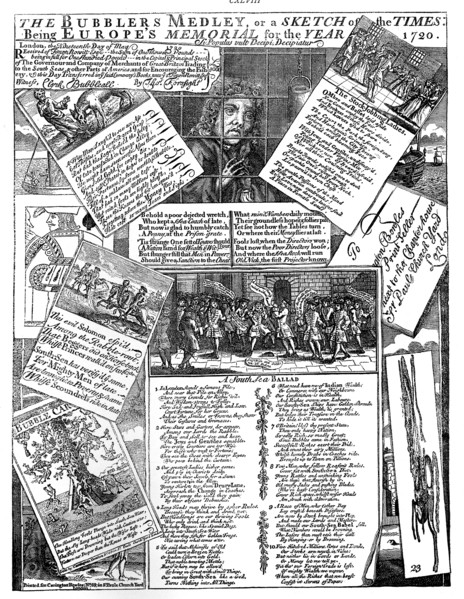 'The Bubbler's Medley, or a Sketch of the Times', 1720. Artist: Unknown
