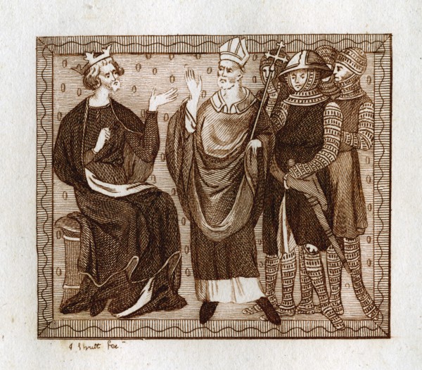 The Life of Thomas Becket, (1801).Artist: Joseph Strutt