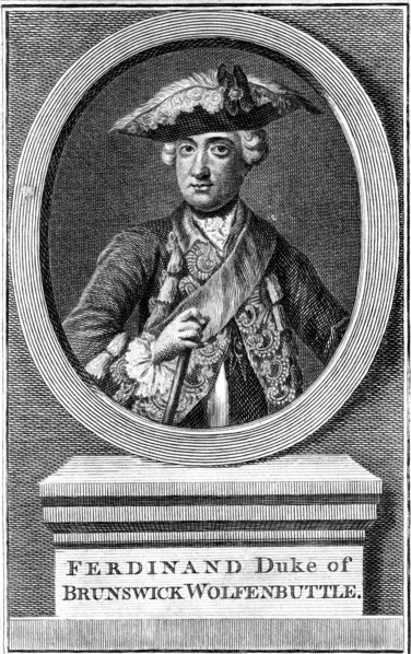 Ferdinand, Duke of Brunswick, (19th century).  Creator: Unknown.