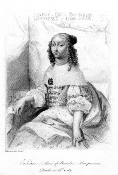Anne Marie Louise d'Orleans, duchesse de Montpensier. Artist: Unknown