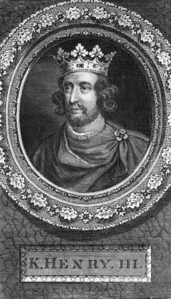 Henry III of England, (18th century).Artist: George Vertue