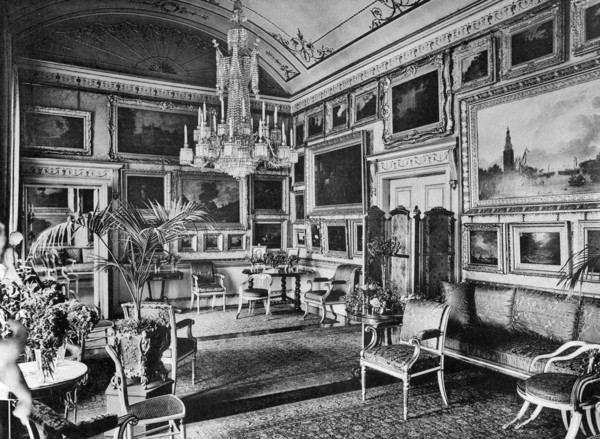 The Piccadilly Room, Apsley House, 1908.Artist: HN King
