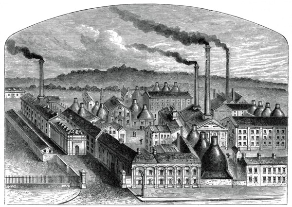 The Worcester Royal Porcelain Works, c1880. Artist: Unknown