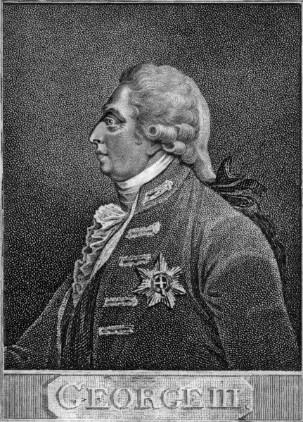 George III of the United Kingdom.Artist: J Chapman