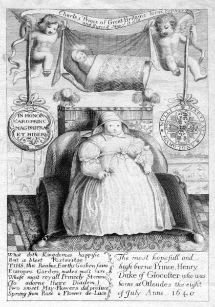 Prince Charles and Prince Henry, sons of King Charles I, 17th century, (1802). Artist: Unknown