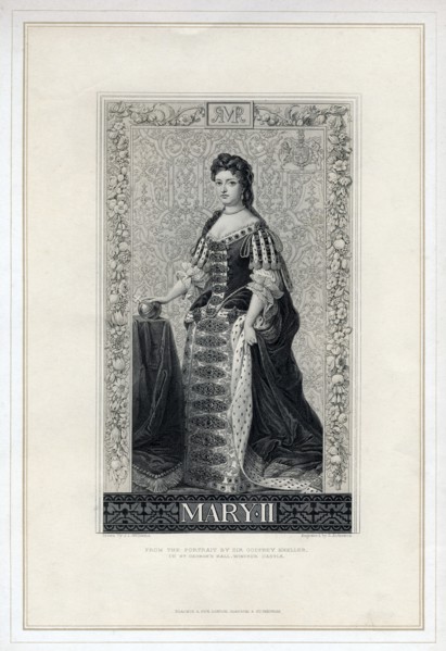 Queen Mary II.Artist: R Anderson