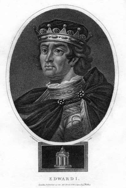 Edward I of England, (1804).Artist: J Chapman