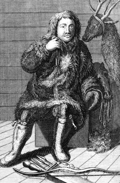 'The Habit of a Lapland Man', 19th century.Artist: S Hulett