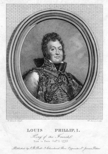 Louis Philippe I, King of France, 19th century.Artist: W Alais