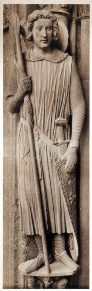 Saint Theodore, Cathedral of Chartres, France, 13th century. Artist: Unknown