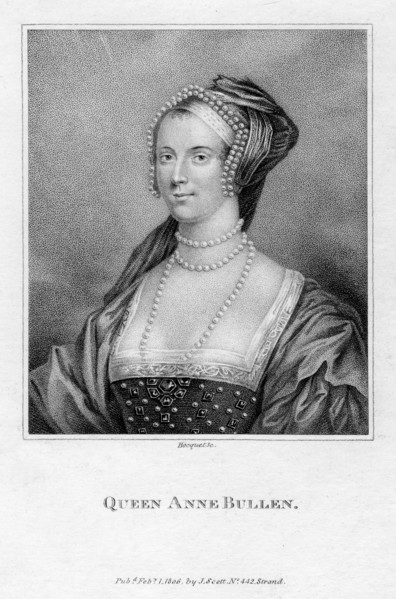 Queen Anne Bullen, 1806.Artist: Bocquet