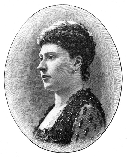 Princess Beatrice, youngest daughter of Queen Victoria, 1900.Artist: Hughes & Mullins