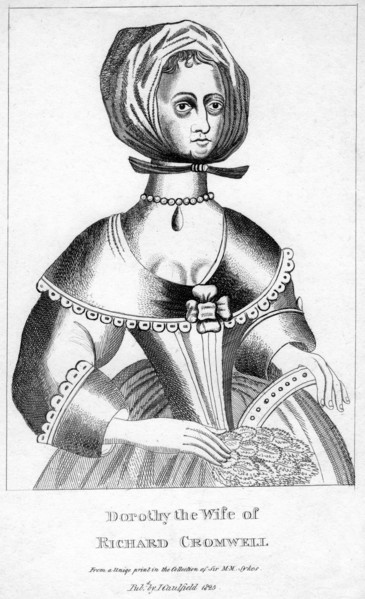 Dorothy, wife of Richard Cromwell, 17th century, (1825). Artist: Unknown
