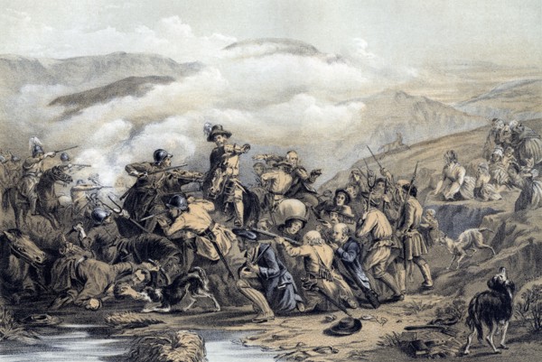 'The Battle of Drumclog', 1679 (19th century).Artist: George Harvey
