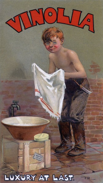 Advert for Vinolia soap, c1900s Creator: Unknown.