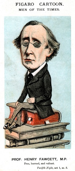 'Prof Henry Fawcett, MP', c19th century. Artist: Unknown