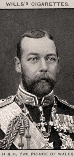 H.R.H The Prince of Wales, 1908.Artist: WD & HO Wills