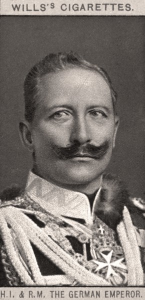 H.I & R.M, The German Emperor, 1908.Artist: WD & HO Wills