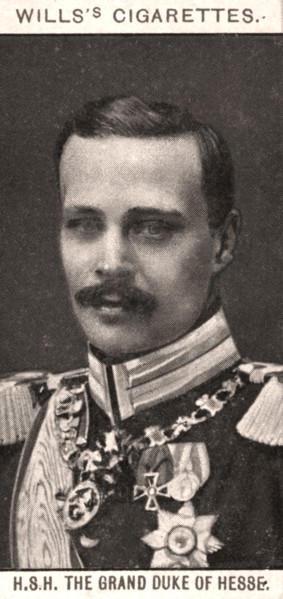 H.S.H The Grand Duke of Hesse, 1908.Artist: WD & HO Wills