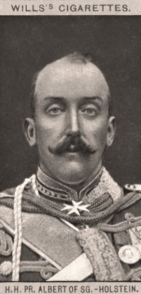 H.H, PR. Albert of SG-Holstein, 1908.Artist: WD & HO Wills