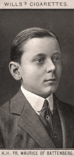 H.H, PR. Maurice of Battenberg, 1908.Artist: WD & HO Wills