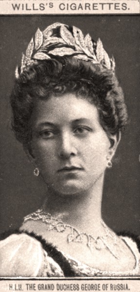 H.I.H The Grand Duchess George of Russia, 1908.Artist: WD & HO Wills