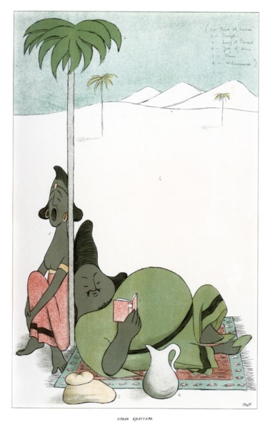 'Omar Khayyam', 1904.Artist: Max Beerbohm