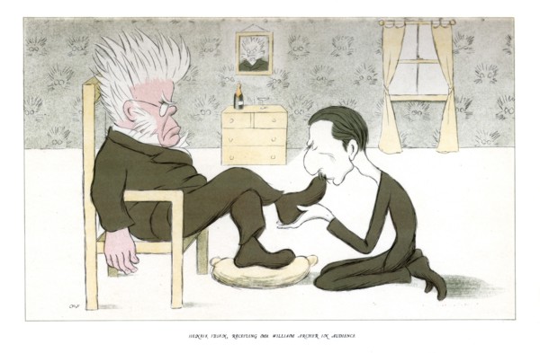 'Henrik Ibsen, Receiving Mr William Archer in Audience', 1904.Artist: Max Beerbohm