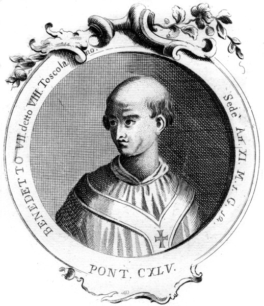 Benedict VII, Pope of the Catholic Church. Artist: Unknown