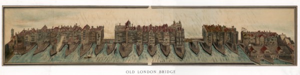 Old London Bridge, c1600 (1893). Artist: Unknown