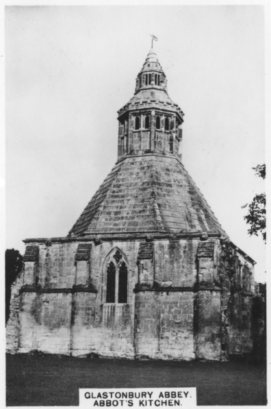 Abbot's kitchen, Glastonbury Abbey, 1936. Artist: Unknown