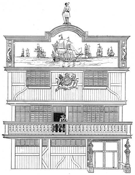 Front of the old East India House, London, 1894. Artist: Unknown