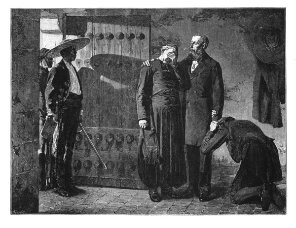 Last moments of the Emperor Maximilian, 1867, (late 19th century). Artist: Unknown