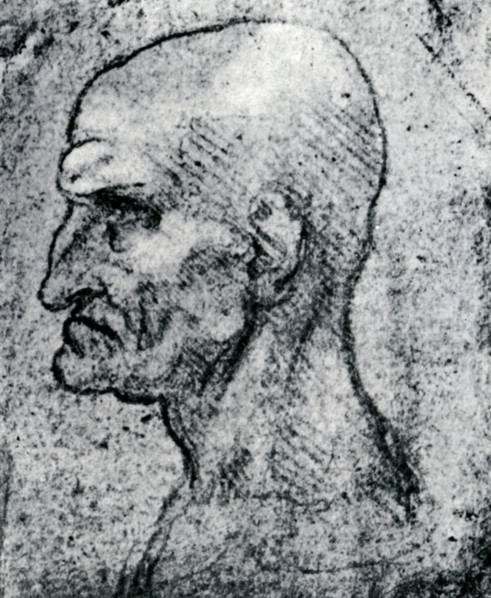 'Head of an Old Man', 1913. Artist: Leonardo da Vinci