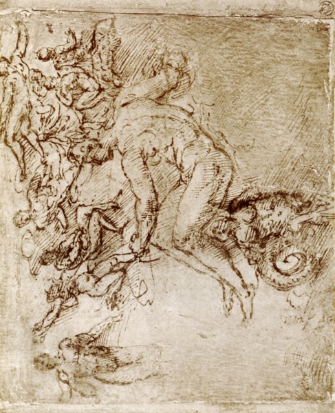 Pen and ink sketches by Leonardo De Vinci, 1913.Artist: Leonardo da Vinci
