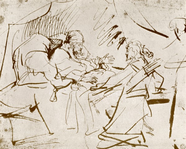 'Jacob at Isaac's Bedside', 1913.Artist: Rembrandt Harmensz van Rijn