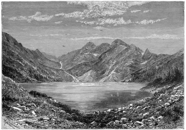 'The Fish Lake, Switzerland', 1879. Artist: Weber