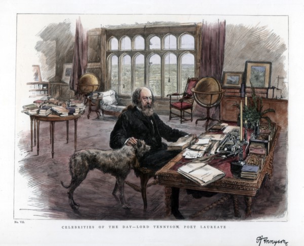 Alfred Lord Tennyson (1809-1892), poet laureate, 1884.Artist: Roberts