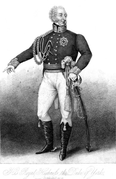'His Royal Highness the Duke of York', c19th century.Artist: Anthony Cardon