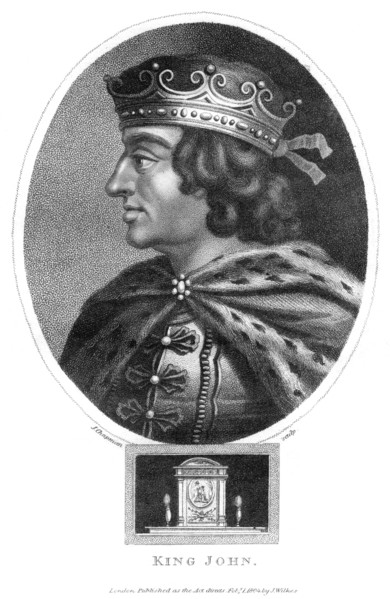 King John (1167-1216), 1804.Artist: J Chapman
