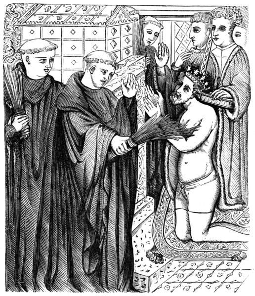 Penance of Henry before the shrine of Thomas a Becket. Artist: Unknown
