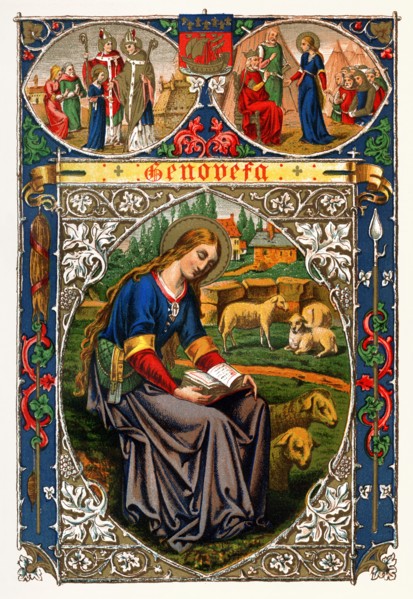 St Genevieve, 1886. Artist: Unknown