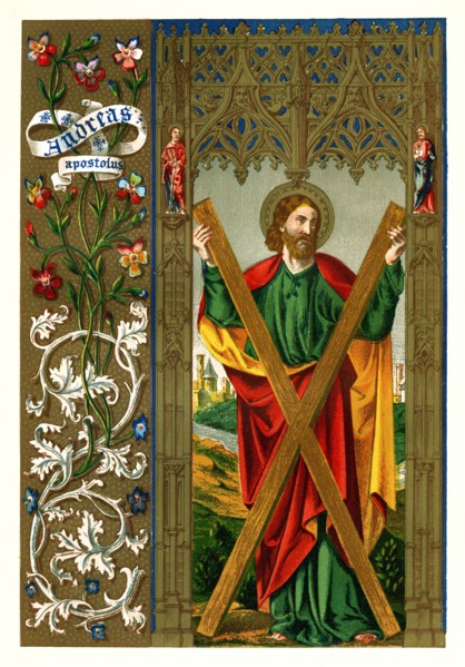 St Andrew the Apostle, 1886. Artist: Unknown