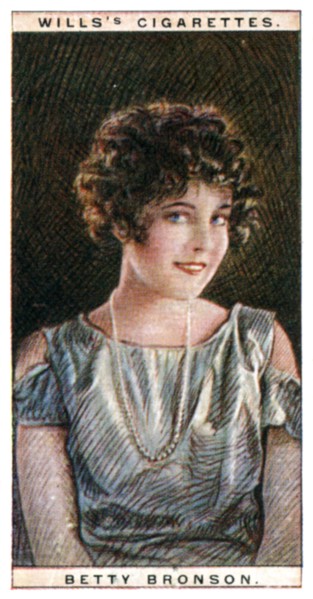 Betty Bronson (1906-1971), American film star, 1928.Artist: WD & HO Wills