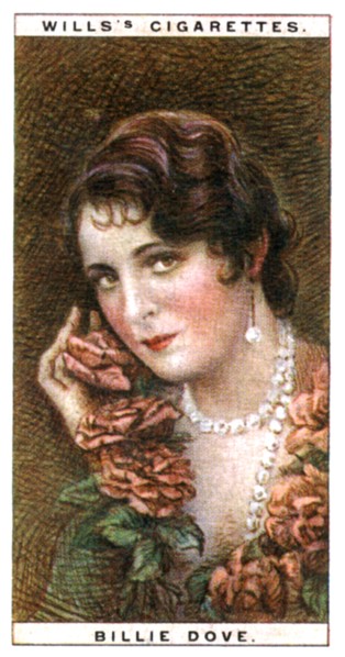 Billie Dove (1903-1997), American actress, 1928.Artist: WD & HO Wills