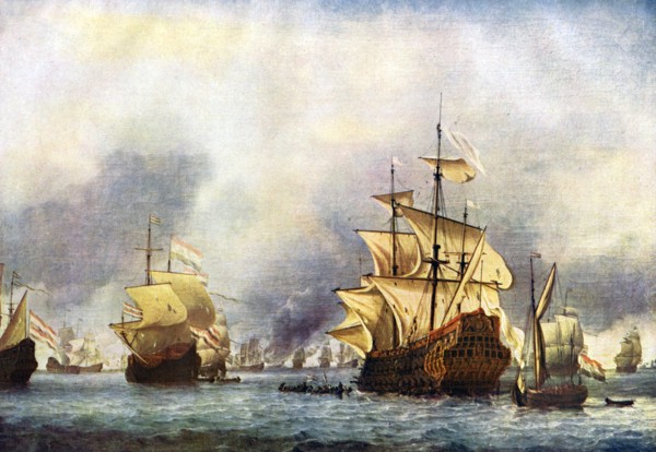 'The Surrender of the Prince Royal'. c1650-1700Artist: Willem van de Velde the Younger