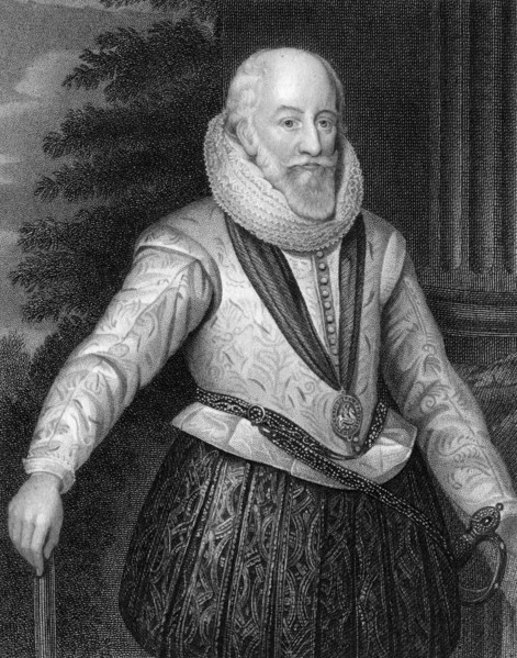 Edward Somerset (c1550-1628), 4th Earl of Worcester, (1825).  Creator: J Parker.
