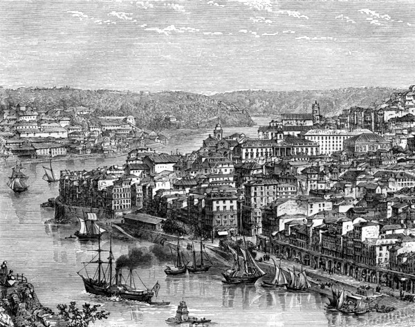 The port of Lisbon, Portugal, 19th century. Artist: Catenacci